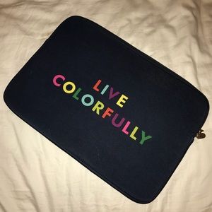 Kate Spade Laptop Case “Live Colorfully”